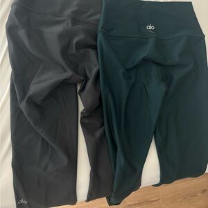 ALO Yoga Navy/ Grey Leggings